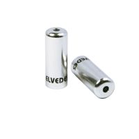 Elvedes kabelhoedje 4,2mm aluminium zilver (10st)