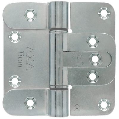 AXA Titan Veiligheidsscharnier Pomlager Topcoat 89x89x8mm los 1711-09-23/7V SKG***