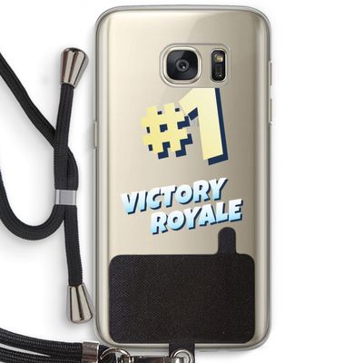 Victory Royale: Samsung Galaxy S7 Transparant Hoesje met koord