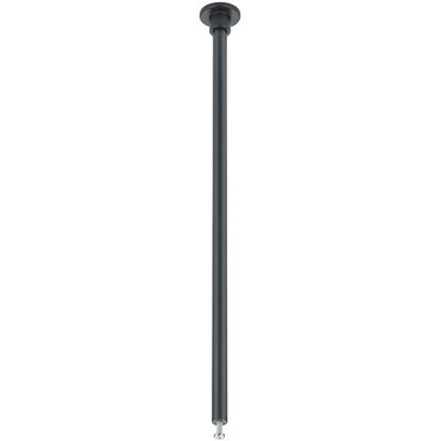 Spanningsrail Ophangset - 2 Stuks - Trion Dual - 25cm - Mat Zwart - Rond - Aluminium