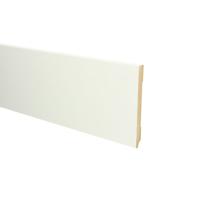 MDF Moderne plint 120x9 voorgelakt RAL9010 - lengte 240cm