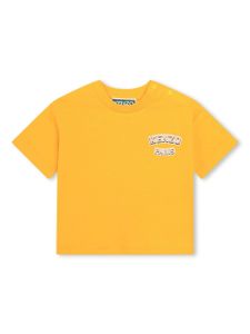 Kenzo Kids t-shirt en coton à imprimé graphique - Jaune