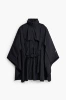 Nylon poncho met zak - BLACK - U