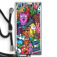 Vexx Mixtape: Sony Xperia XZ1 Transparant Hoesje met koord