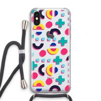 8-bit N°2: iPhone XS Transparant Hoesje met koord