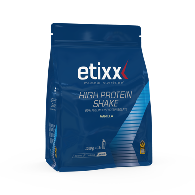 Etixx Poeder Power High Protein Shake Chocolade Smaak 1000gr