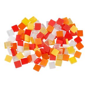 Creativ Company Mini mozaiek rood/oranje 5x5mm, 25 gram