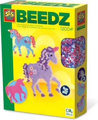 Ses strijkkralen paarden glow in the dark 1200 kralen
