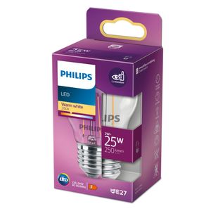 Philips LED Classic Kaarslamp 25W E27 Warm Wit