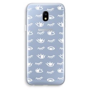 Eye pattern #3: Samsung Galaxy J3 (2017) Transparant Hoesje