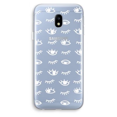 Eye pattern #3: Samsung Galaxy J3 (2017) Transparant Hoesje
