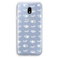 Eye pattern #3: Samsung Galaxy J3 (2017) Transparant Hoesje