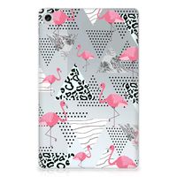 Lenovo Tab M10 Plus (3e generatie) Back Case Flamingo Triangle