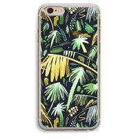 Tropical Palms Dark: iPhone 6 Plus / 6S Plus Transparant Hoesje
