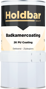 Holdbar Badkamercoating Verkeerswit (RAL 9016) 1 kg