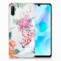 Huawei P30 Lite | TPU Hoesje | Bird Flowers