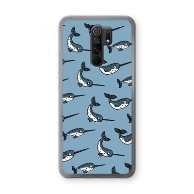 Narwhal: Xiaomi Redmi 9 Transparant Hoesje