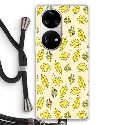 Herfst: Huawei P50 Pro Transparant Hoesje met koord