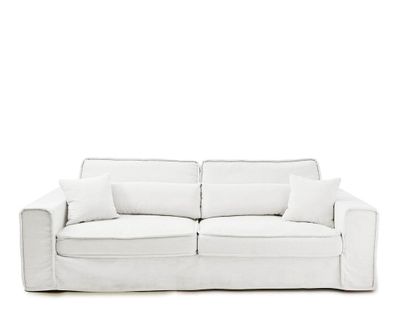 Rivièra Maison 3,5-zits Bank 'Metropolis' Oxford Weave, kleur Alaskan white Rivièra Maison 3,5-zits Bank 'Metropolis' Oxford Weave, kleur Alaskan white