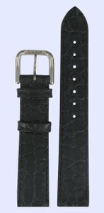 Horlogeband Tissot T52142112A Leder Zwart 18mm