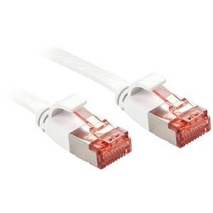 LINDY 47563 RJ45 Netwerkkabel, patchkabel CAT 6 U/FTP 3.00 m Wit 1 stuk(s)