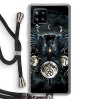 Sinister Wings: Samsung Galaxy A42 5G Transparant Hoesje met koord