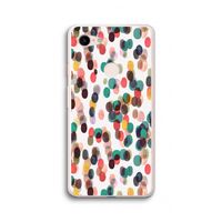 Tropical Dots: Google Pixel 3 XL Transparant Hoesje