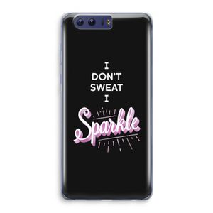 Sparkle quote: Honor 9 Transparant Hoesje