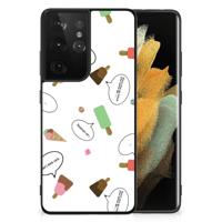 Samsung Galaxy S21 Ultra Back Cover Hoesje IJsjes