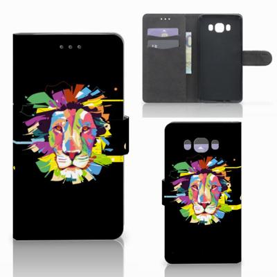 Samsung Galaxy J7 2016 Leuk Hoesje Lion Color Samsung Galaxy J7 2016 Leuk Hoesje Lion Color