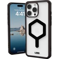 Urban Armor Gear Plyo Backcover Apple iPhone 16 Pro Max Zwart, Transparant Inductieve lading, MagSafe compatible, Stootbestendig