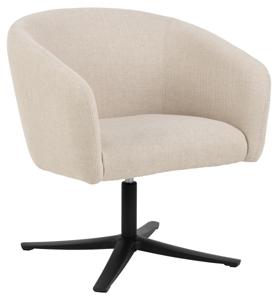 Fauteuil Cody Beige Draaibaar - Giga Living