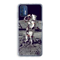 Spaceman: Motorola Moto G9 Plus Transparant Hoesje