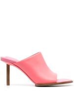 Jacquemus mules Les Mules Rond Carré en cuir - Rose