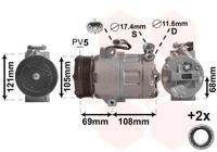 Airco Compressor 1.4 / 1.6 / 1.8 / 2.0 00+ 3700K316 Airco Compressor 1.4 / 1.6 / 1.8 / 2.0 00+ 3700K316