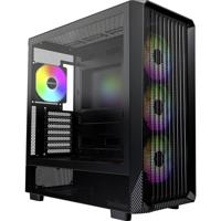MONTECH X5 Midi-tower PC-behuizing, Gaming-behuizing, Behuizing Zwart