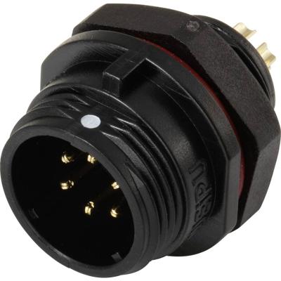 Weipu SP1312 / P 6 Ronde connector Stekker, inbouw Totaal aantal polen: 6 Serie (ronde connectoren): SP13 1 stuk(s)