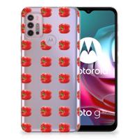 Motorola Moto G30 | G10 | Siliconen Case | Paprika Red