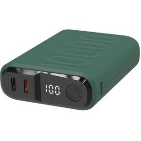 RealPower PB-10000C PD+ 10000 mAh Donkergroen
