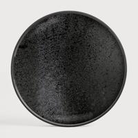 Ethnicraft Rond Dienblad 'Aged' 48cm, kleur Charcoal