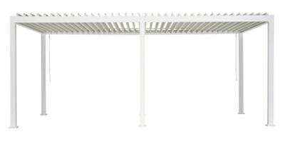 Overkapping vierkant XL Rota 300 x 600 cm Matt white - Suns