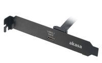 Akasa AK-CBUB37-50BK USB-kabel 0,5 m USB 3.2 Gen 2 (3.1 Gen 2) USB C Zwart - thumbnail