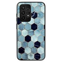 Samsung Galaxy A52 hoesje - Blue cubes - thumbnail