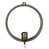 Countryfield wandlamp largo messingkleurig eu-stekker 29,5 cm | 2 stuks