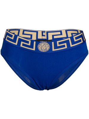 Versace culotte Greca Border - Bleu