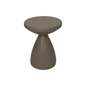 Bijzettafel Rond - ø36x48 - Taupe - Metaal