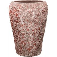 Lava Relic pink coppa bloempot 50x68 cm - thumbnail