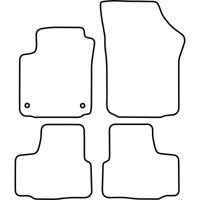 Automatten passend voor Skoda Citigo 2012- TMSK515