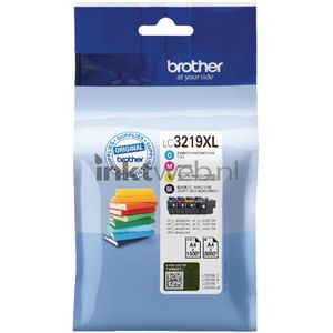 Brother LC3219XLVALBP tonercartridge 4 stuk(s) Origineel Zwart, Cyaan, Magenta, Geel