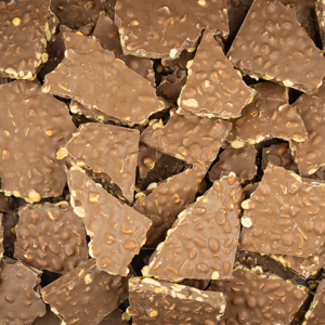 Chocolade pinda breekplaat melk brokken 400 gram